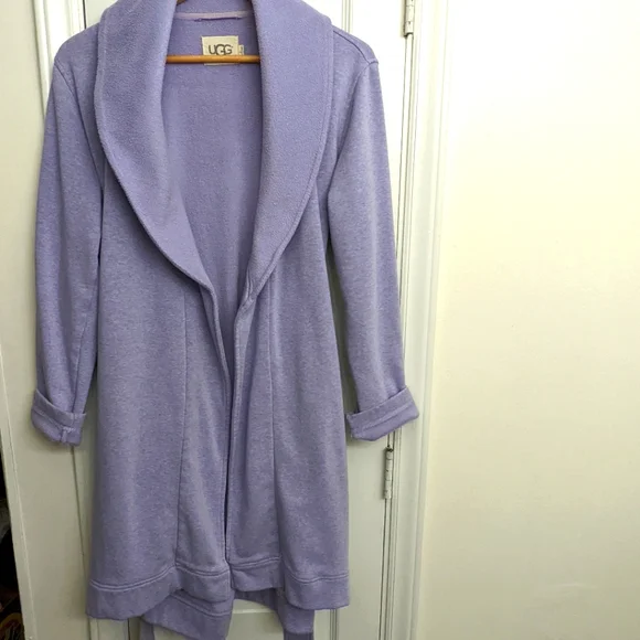 UGG Super Soft Lavender Belted Robe W/ Pockets